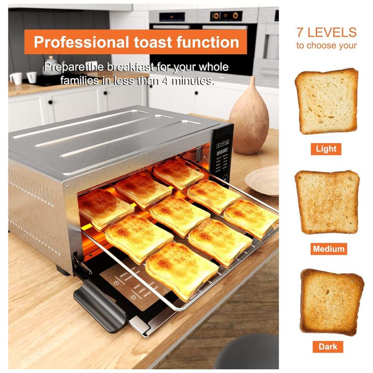 Forno-Eletrico-de-Bancada-10-em-1-com-9-Acessorios-1800W-foto-5