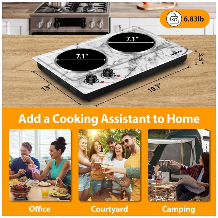 Cooktop-Eletrico-de-Bancada-com-2-Queimadores-e-Controle-de-foto-4