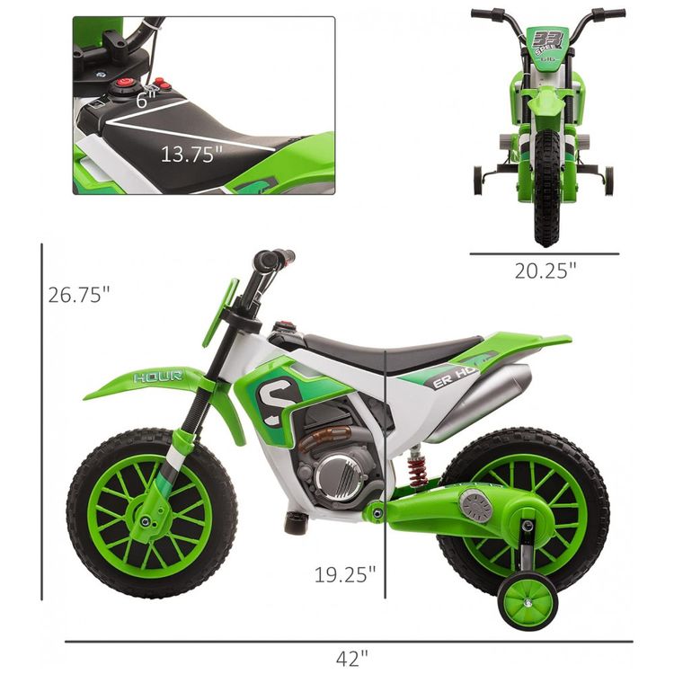 Moto-Eletrica-Infantil-a-Bateria-12V-com-Sons-e-Luzes-Idade-foto-2