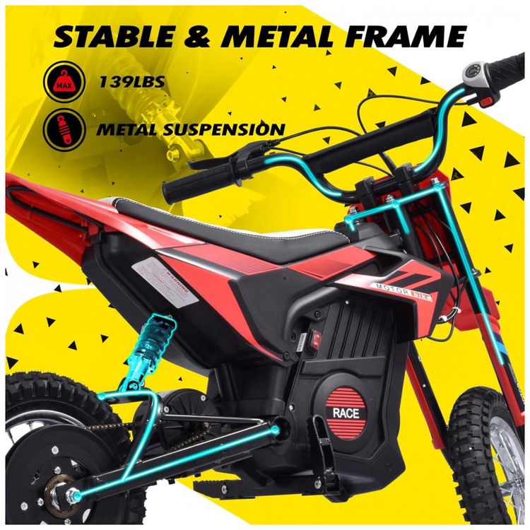 Moto-Eletrica-Infantil-para-Trilha-a-Bateria-24V-ate-22-km-foto-2