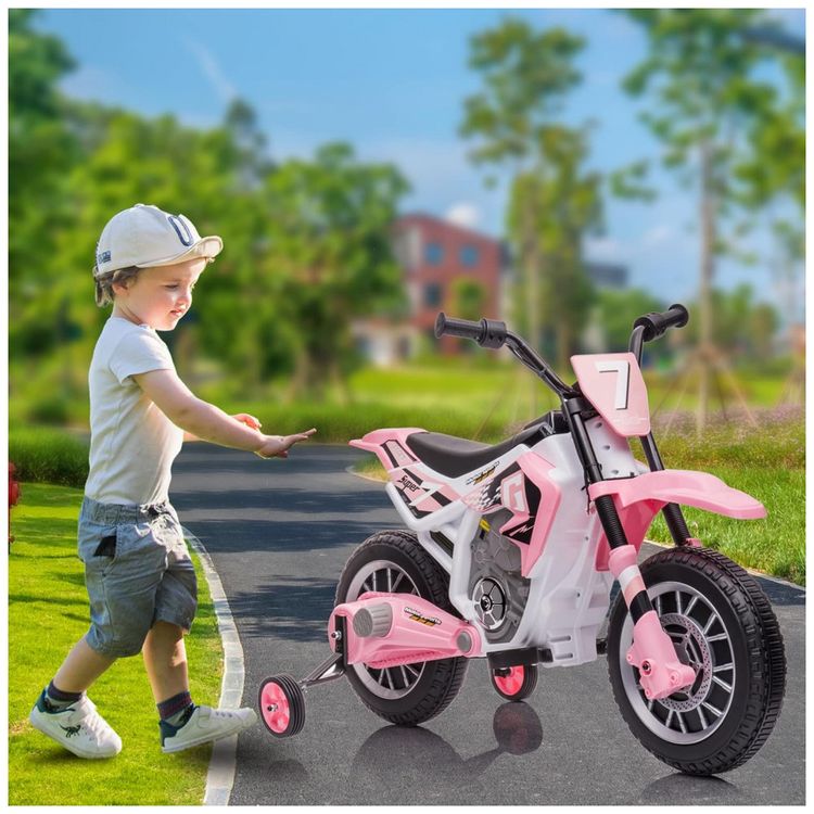 Moto-Eletrica-Infantil-com-2-Velocidades-e-Rodas-de-foto-1