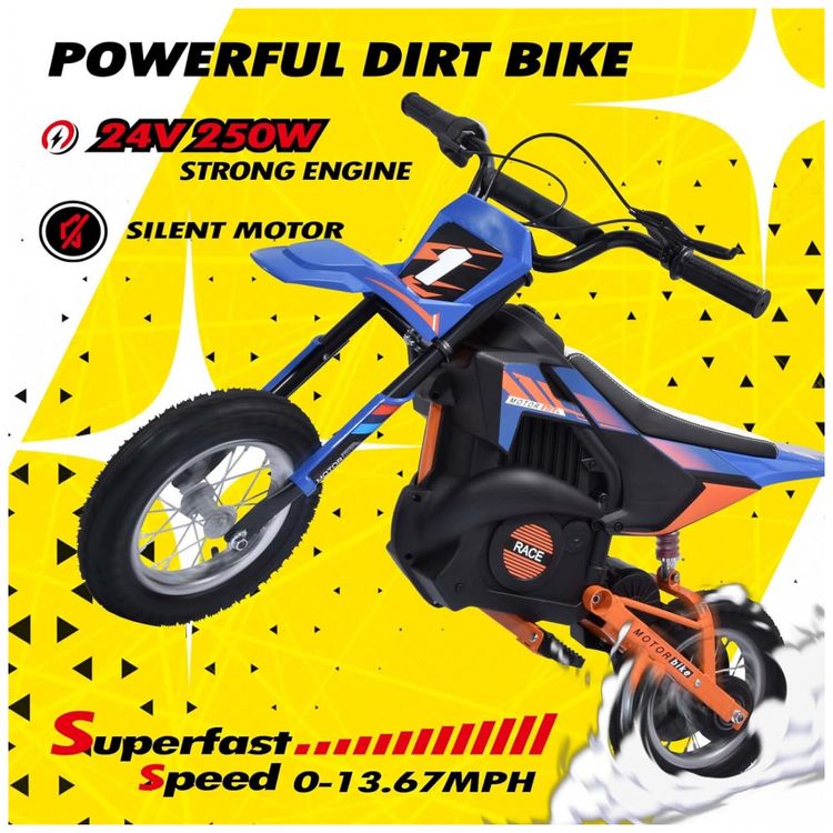 Moto-Eletrica-Infantil-para-Trilha-a-Bateria-24V-ate-21-km-foto-1