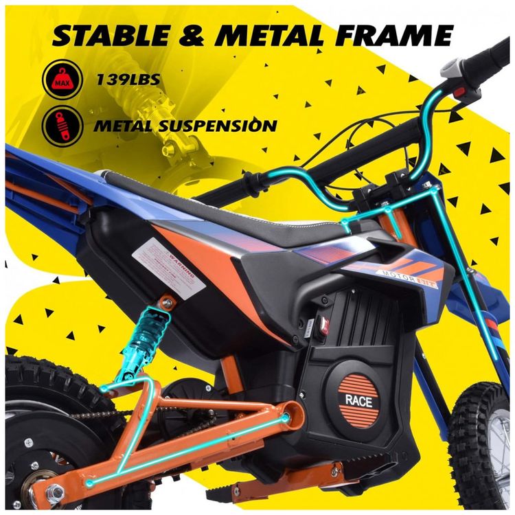 Moto-Eletrica-Infantil-para-Trilha-a-Bateria-24V-ate-21-km-foto-2