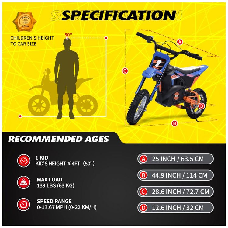 Moto-Eletrica-Infantil-para-Trilha-a-Bateria-24V-ate-21-km-foto-5