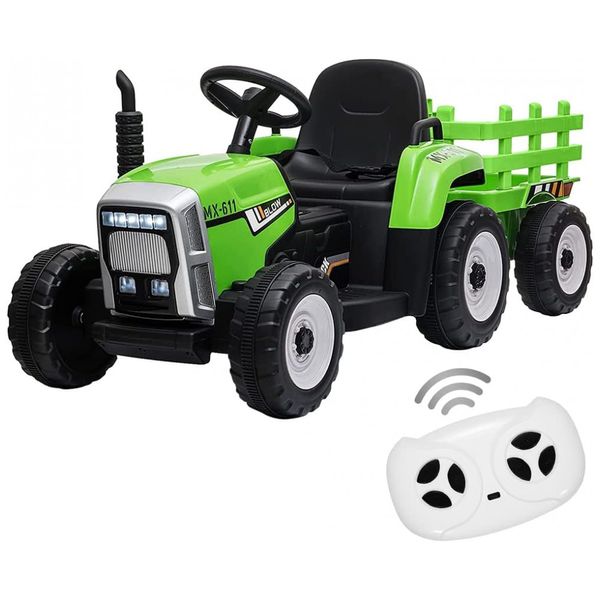 Trator-Eletrico-Infantil-1-Assento-com-Controle-Remoto-Luz-foto-0