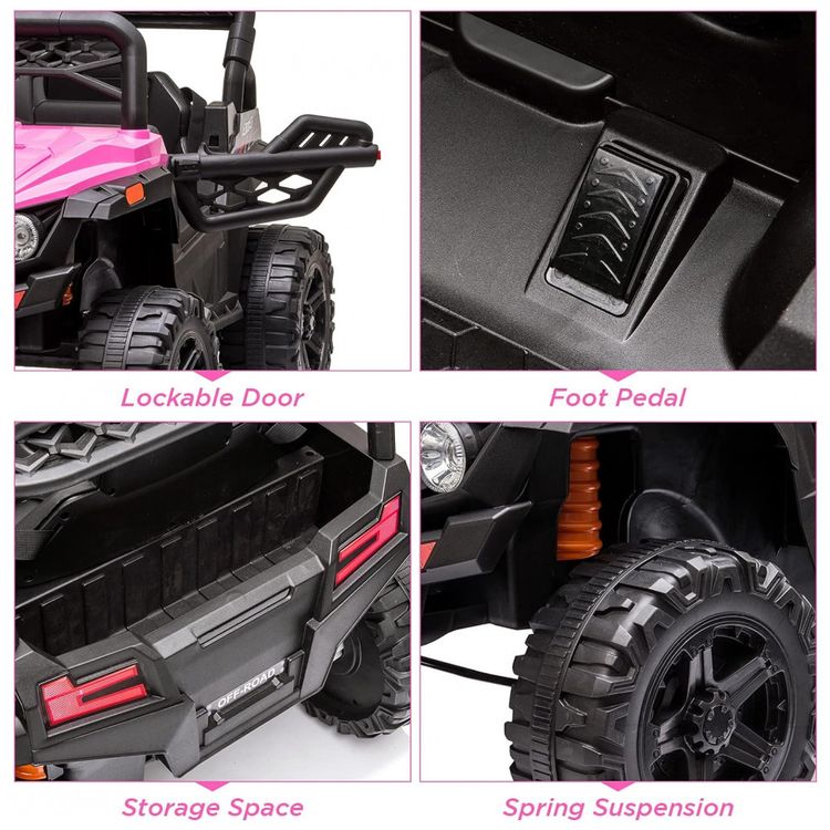 Carro-Eletrico-Infantil-1-Assento-com-Suspencao-Luzes-LED-foto-3
