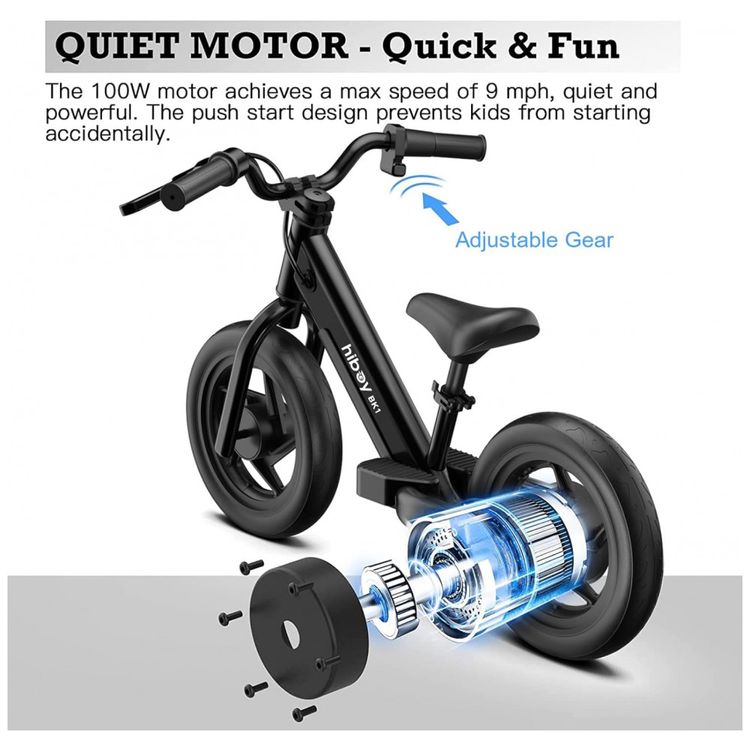 Bicicleta-Eletrica-Sem-Pedal-para-Criancas-de-3-a-5-Anos-ate-foto-1