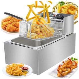 Fritadeira-Eletrica-Profissional-6L-em-Aco-Inoxidavel-2500W-foto-0