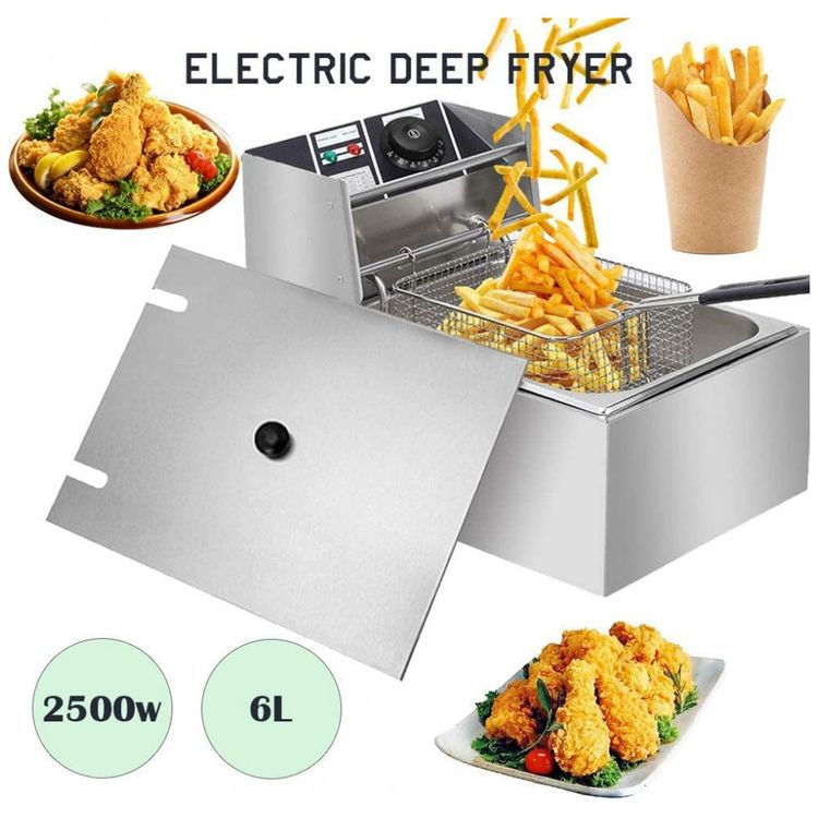 Fritadeira-Eletrica-Profissional-6L-em-Aco-Inoxidavel-2500W-foto-1