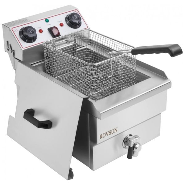 Fritadeira-Eletrica-Profissional-12L-em-Aco-Inoxidavel-foto-0