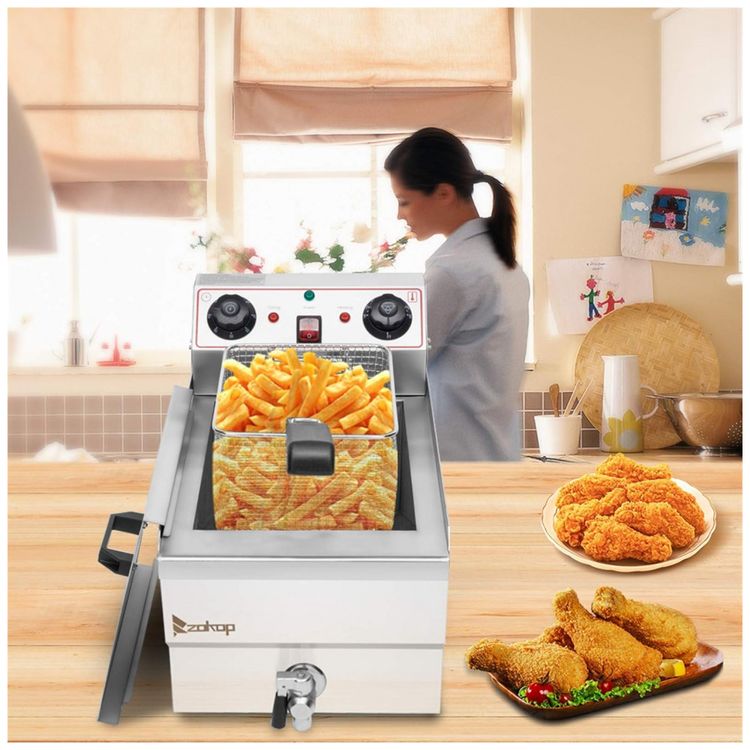 Fritadeira-Eletrica-Profissional-11.8L-em-Aco-Inoxidavel-foto-4
