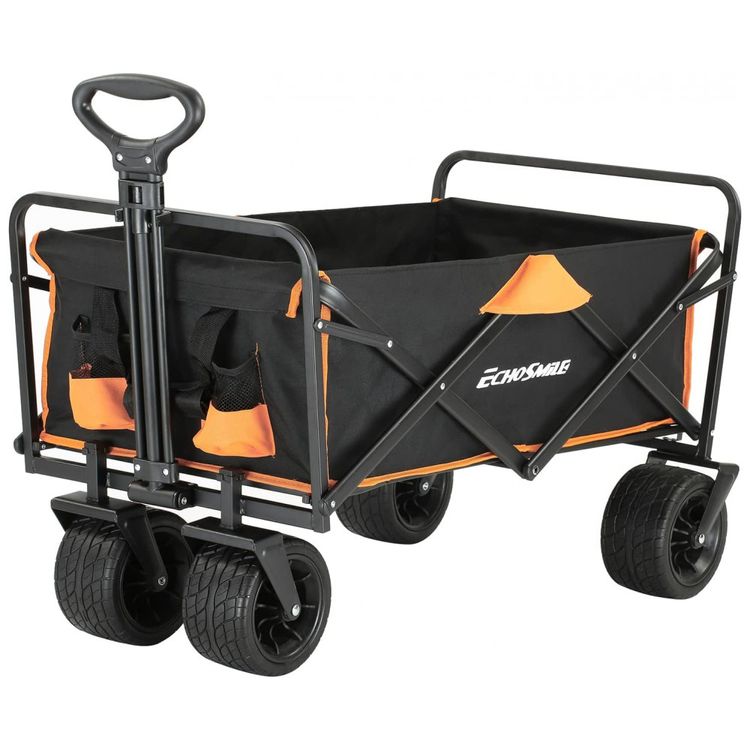 Carrinho-Dobravel-para-Camping-e-Jardim-com-Rodas-para-todos-foto-0