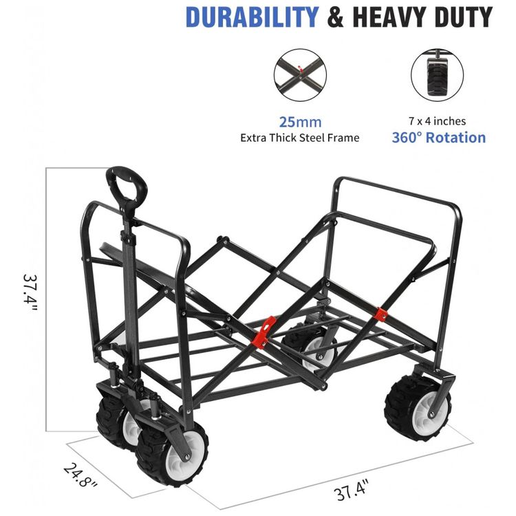 Carrinho-Dobravel-para-Camping-e-Jardim-Capacidade-117kg-foto-1