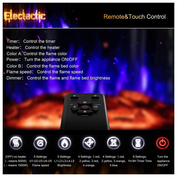 Lareira-Eletrica-com-Controle-Remoto-e-Chamas-3D-Ajustavel-foto-3