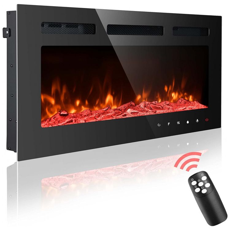 Lareira-Eletrica-de-Embutir-A43x254L-com-Controle-Remoto-e-foto-0