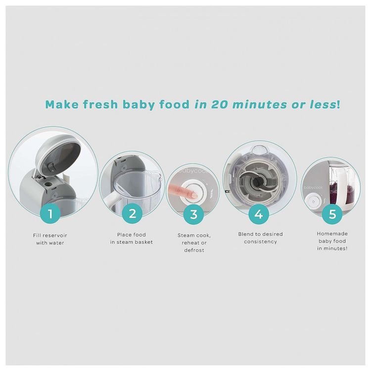 Processador-de-Alimentos-para-Bebes-4-em-1-com-Desligamento-foto-2