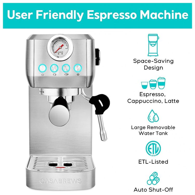 Maquina-de-Cafe-Expresso-1.4L-com-Bocal-de-Leite-110V-foto-1