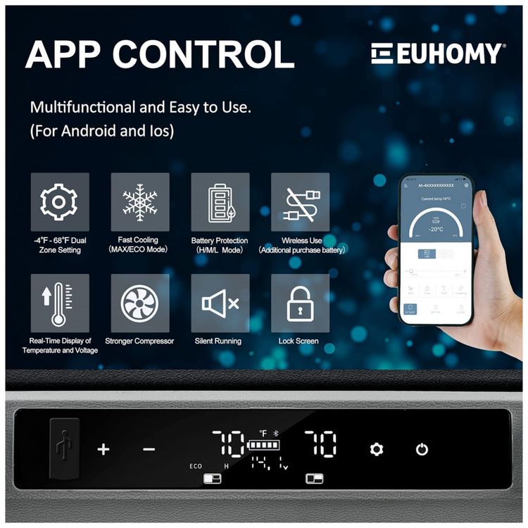 Cooler-Eletrico-Automotivo-Portatil-55-Litros-com-Controle-foto-4