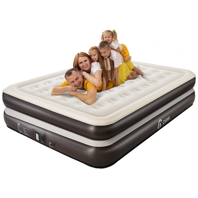 Colchao-Inflavel-Casal-Queen-com-Bomba-Embutida-Para-ate-foto-0