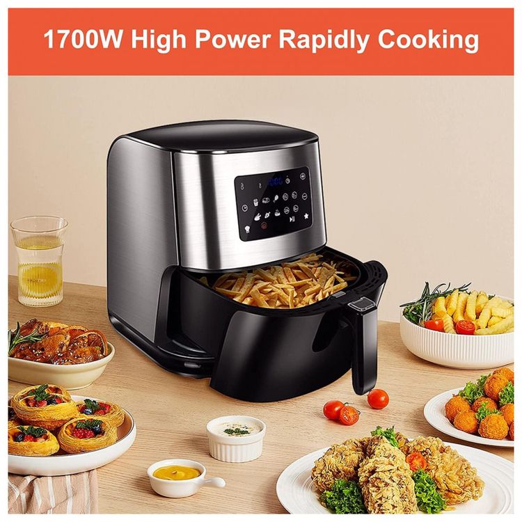 Fritadeira-Eletrica-AirFryer-6.3L-com-Painel-Digital-e-Cesto-foto-4