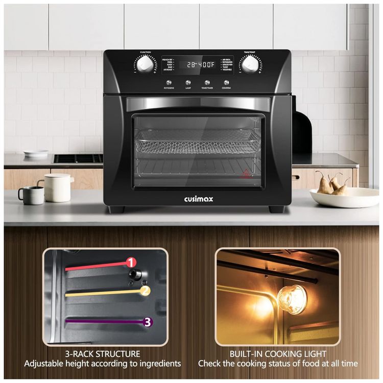 Forno-Eletrico-de-Bancada-10-em-1-com-24-Litros-de-foto-3