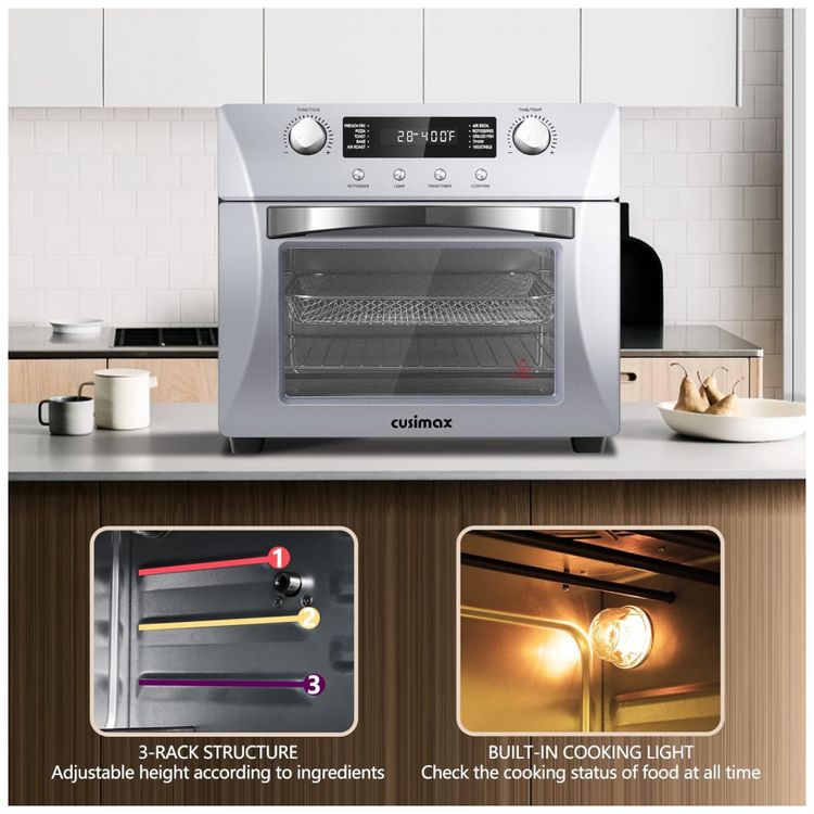 Forno-Eletrico-de-Bancada-10-em-1-com-24-Litros-de-foto-3