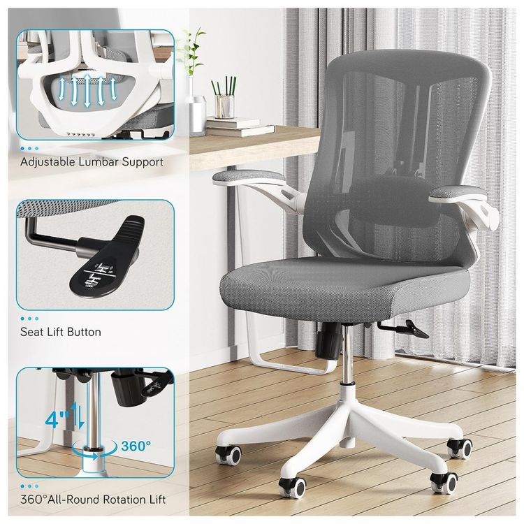 Cadeira-de-Escritorio-Ergonomica-em-Malha-Confortavel-com-foto-3