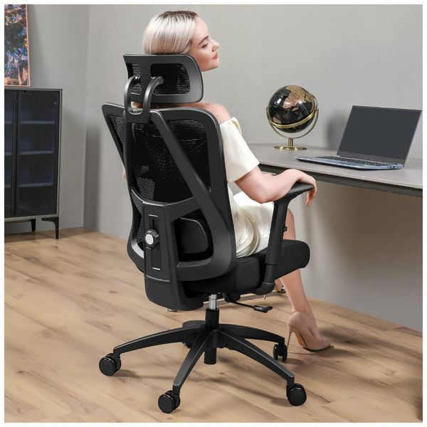 Cadeira-de-Escritorio-Ergonomica-com-Apoio-de-Cabeca-e-Braco-foto-0
