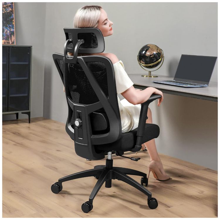 Cadeira-de-Escritorio-Ergonomica-com-Apoio-de-Cabeca-e-Braco-foto-0