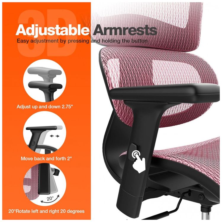 Cadeira-de-Escritorio-Ergonomica-em-Malha-Respiravel-e-com-foto-3