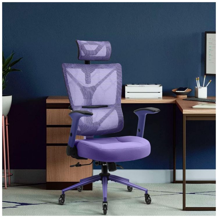 Cadeira-de-Escritorio-Ergonomica-em-Malha-Respiravel-e-foto-1