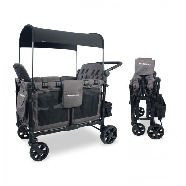 Carrinho-de-Passeio-para-4-Criancas-Multifuncional-com-foto-0