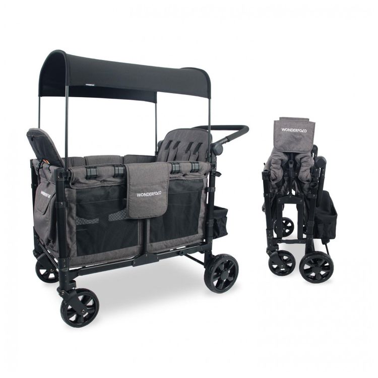 Carrinho-de-Passeio-para-4-Criancas-Multifuncional-com-foto-0