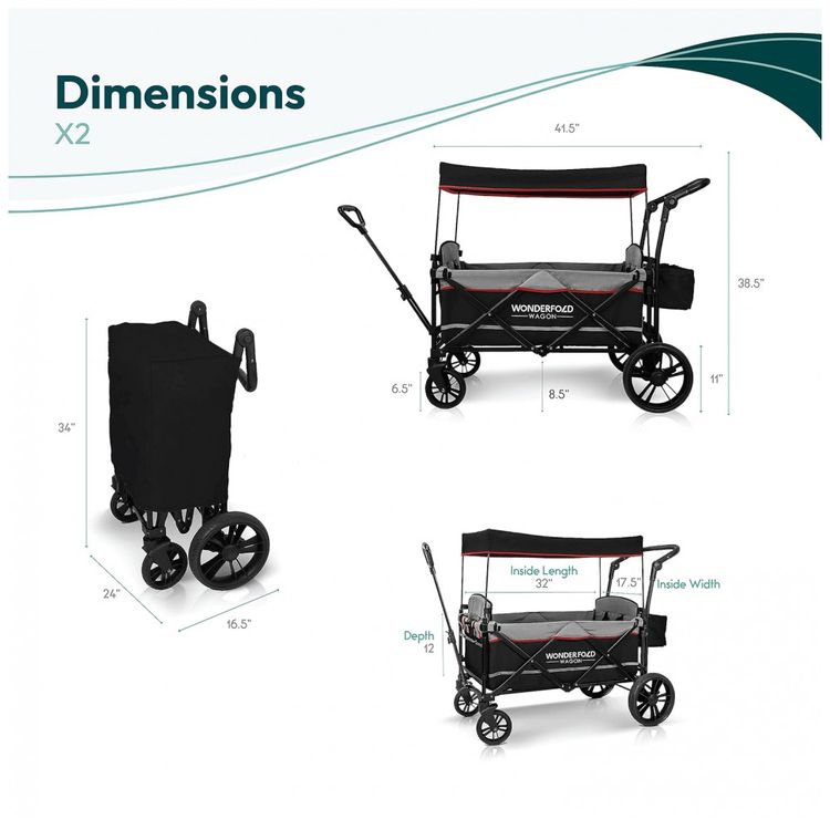 Carrinho-de-Passeio-para-2-Criancas-Multifuncional-com-foto-4