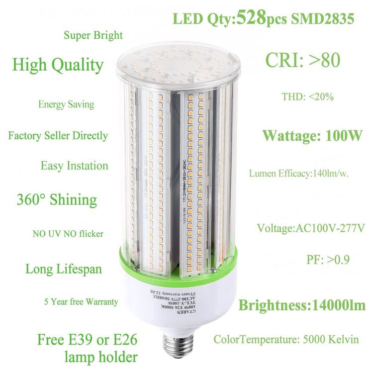 Lampada-LED-100W-14000-Lumens-5000K-Branca-com-Base-E26-foto-2