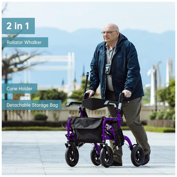 Andador-2-em-1-para-Adultos-e-Idosos-de-ate-136-kg-Dobravel-foto-2