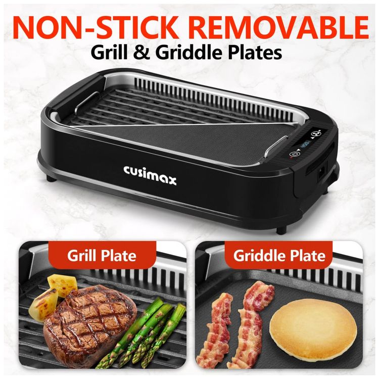 Churrasqueira-Grill-Eletrica-ate-6-Porcoes-com-Chapa-foto-1