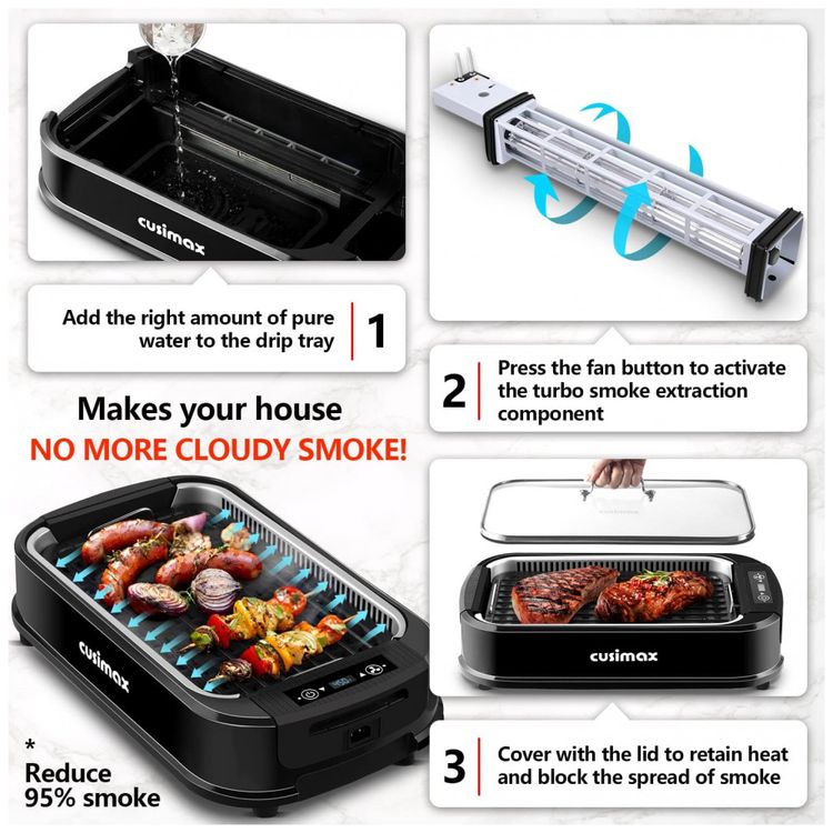 Churrasqueira-Grill-Eletrica-ate-6-Porcoes-com-Chapa-foto-3