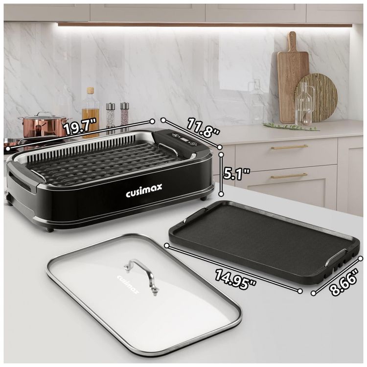 Churrasqueira-Grill-Eletrica-ate-6-Porcoes-com-Chapa-foto-5