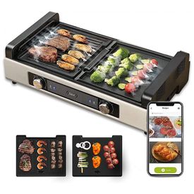 Churrasqueira-Grill-Eletrica-ate-6-Porcoes-com-Chapa-foto-0