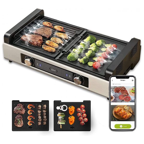 Churrasqueira-Grill-Eletrica-ate-6-Porcoes-com-Chapa-foto-0