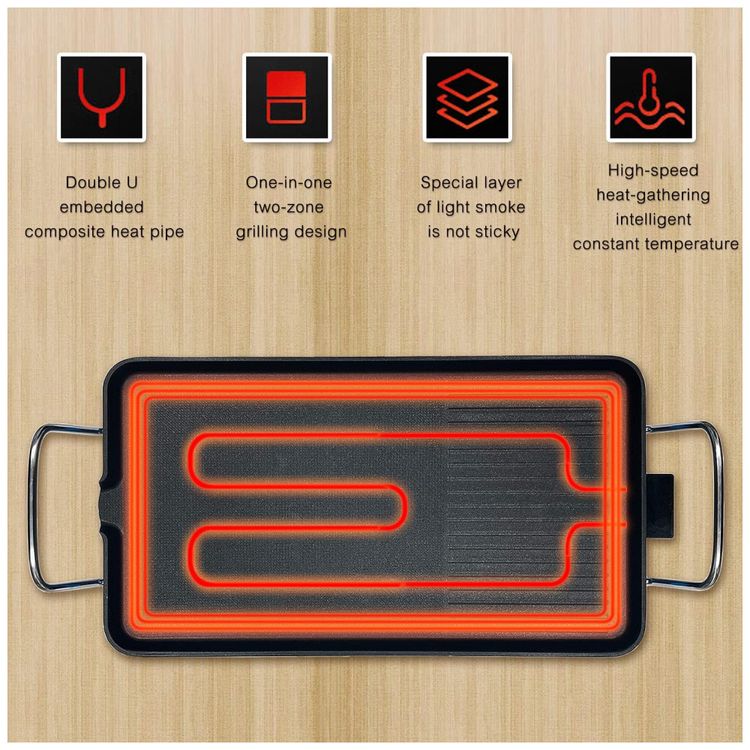 Churrasqueira-Grill-Eletrica-ate-8-Porcoes-com-Chapa-foto-2