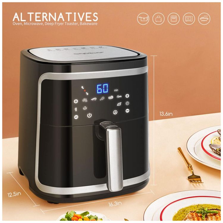 Fritadeira-Eletrica-AirFryer-7.4L-com-Painel-Digital-e-Cesto-foto-5