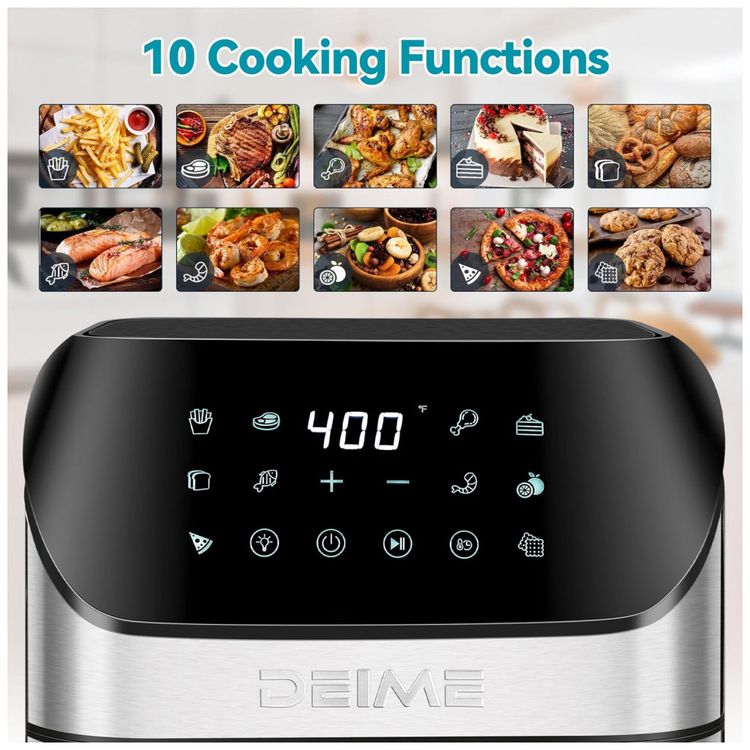 Fritadeira-Eletrica-AirFryer-6.2L-com-Painel-Digital-e-Cesto-foto-1