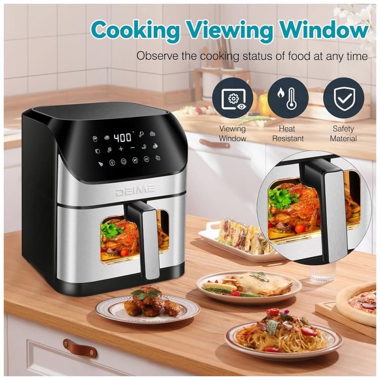 Fritadeira-Eletrica-AirFryer-6.2L-com-Painel-Digital-e-Cesto-foto-4