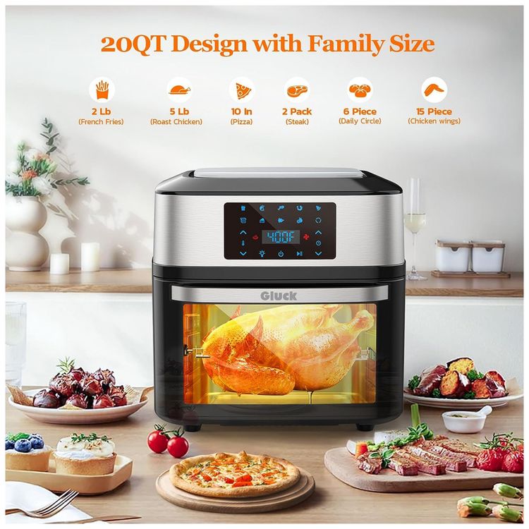 Fritadeira-Eletrica-AirFryer-20L-em-Aco-Inoxidavel-com-foto-2