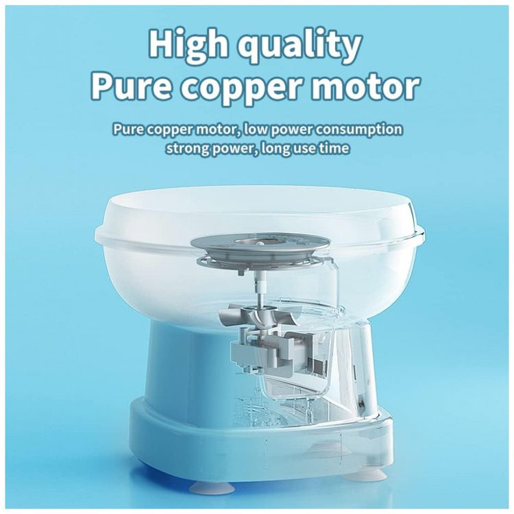 Maquina-de-Algodao-Doce-Eletrica-110V-400W-OuYte-Azul-foto-1