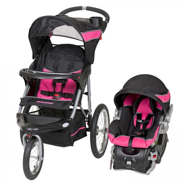 Carrinho-de-Bebe-com-Cadeira-para-Carro-Baby-Trend-Corredor-foto-0