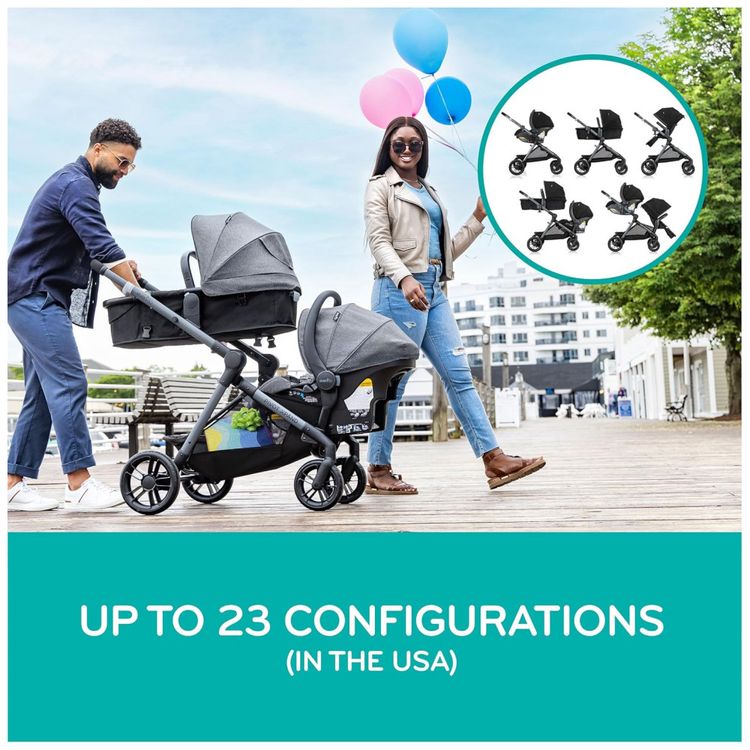 Carrinho-de-Bebe-com-Cadeira-para-Carro-SafeMax-Evenflo-foto-4