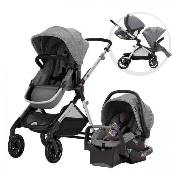 Carrinho-de-Bebe-com-Cadeira-para-Carro-SafeMax-Evenflo-foto-0